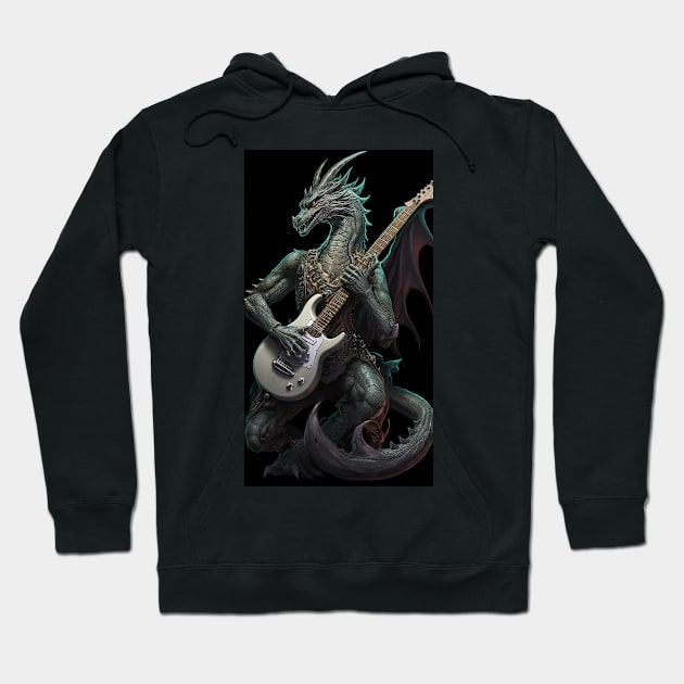 Rockin Dragon Hoodie by natural-20s